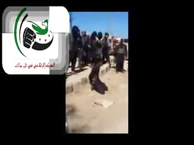 Public Pistol Execution Excites the Crowd