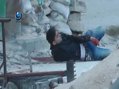 Boy Hit by Sniper is Recorded as he Takes His Final Breaths and Struggles for Life