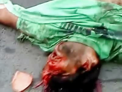 Man in Blue Speed-o is not Looking his Best Today