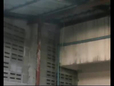 Lonely Old Man Hanging in his Garage