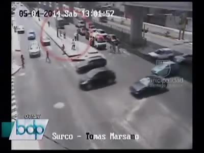 Final Destination Type Death shows Woman Killed by Out of Control Bus