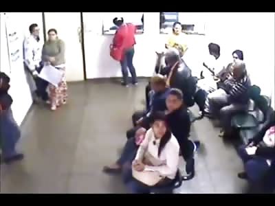 Poor Man in Black and White Stripped Shirt Waited too Long in Hospital Emergency Room....Has Massive Heart 