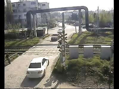 Old Man lies on the Train Tracks in Front of Shocked Witness to Commit Suicide..then All is Forgotten