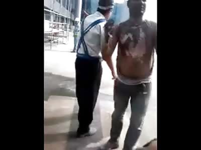 Airplane Mechanic was Electrocuted had his Shirt Fried off and his Hands Burned to the Bone