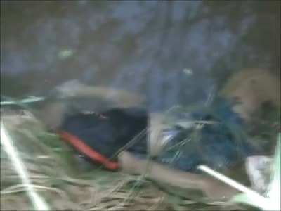 Murdered Woman found in Water has a Padlock Stapled through her Lips