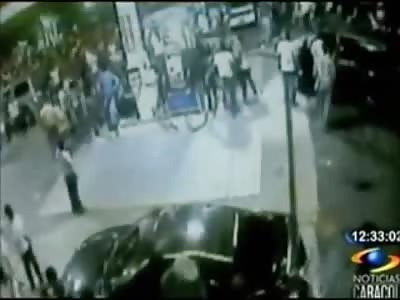 Man Gunned Down at an Extremely Busy Gas Station