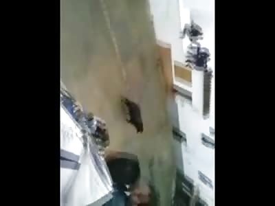 Angry Bull Meets Elderly Man who wants to Play with Bulls 