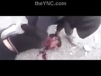 Another Brutal Knife Beheading To a Cheering Terrorist Crowd