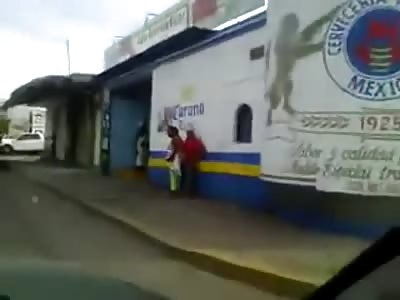 Couple Fucks on the Sidewalk