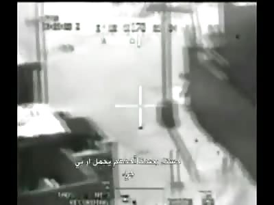 12 Men trying to Hide Behind a Wall are All Killed by Machine Gun