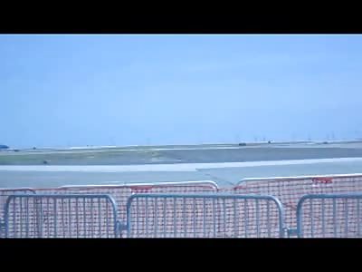 Terrible Crash at Travis Air Force Base Yesterday May 4th (2 Angles)