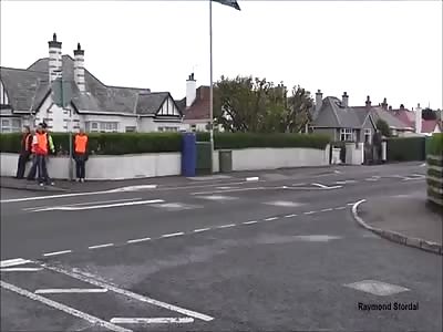 Simon Andrews Fatal Crash (Watch Slow Motion...Head Hits Curb)