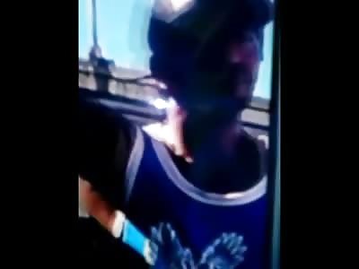 Suicidal Woman Jumps from Overpass Bridge