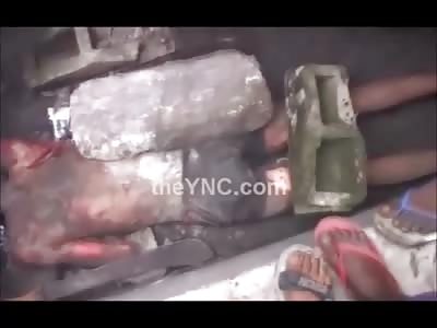 Kid Beaten to Death With Cinderblocks and Brick