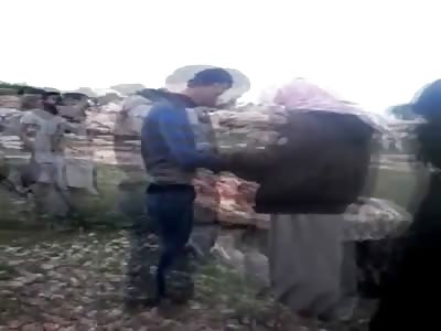 Calm Man Knowing He's Going to Die for Desertion Takes an AK Bullet to the Back of the Head