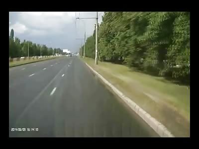 Pedestrian is Fatally hit by Speeding Car captured on Dashcam 