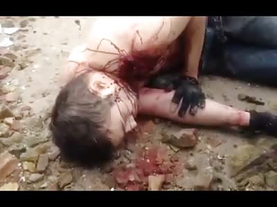 Cameraman Speaks to Dying Crying Thief who was Shot by Police