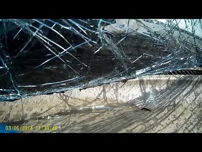 Terrifying Head on Collision 