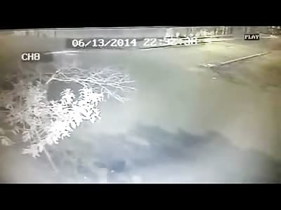 Brutal Head on Motorcycle Accident Between Two Bikers (2 Angles) BRUTAL!!