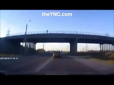 Suicide Jumper in Russia .. Splat