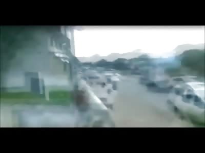 Man is Ranover and Dragged 3 Times .. Even While Police Chase Suspect