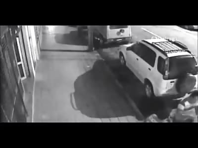 Man Shot in the Street and Dies in Fetal Position