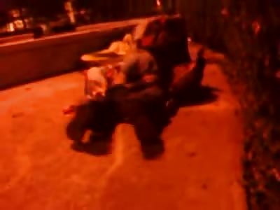 Drugged Up Couple Fucking Outside