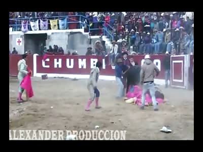Rider is Crucified by Bull in a Fatal Goring caught on Video