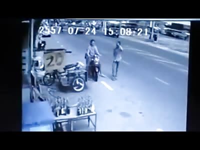 Pedestrian is Turned to Road Kill from Speeding Car