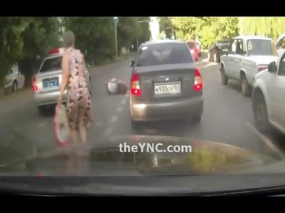 Know it All Female doesn't Look Both Ways..But Watch the Woman she is Walking With Lol