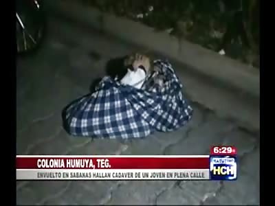 Woman Murdered is Found in Spider Bizarre Position on the Sidewalk 