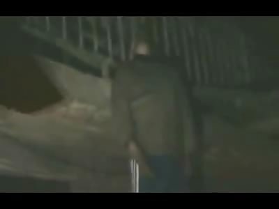 Man Caught with his Pants Down Hanging Suicide from his Balcony 