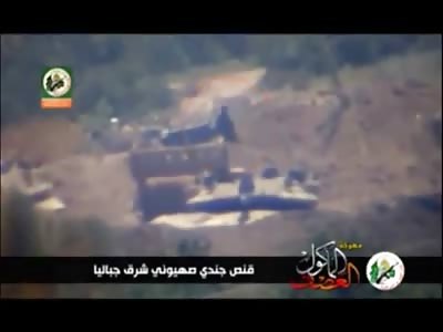 Israeli Solider is Taken out with a Snipers Head Shot