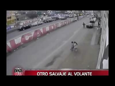 Two Women Destroyed on the Side of the Road by a Car