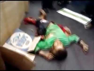 Man Horrifically Crushed by a Truck