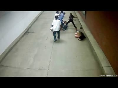 Black on White Hate Crime Caught on MO CCTV 