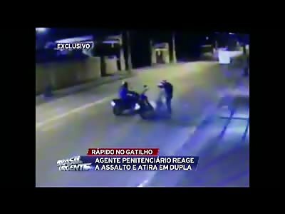 Prison Guard Reacts to an Assault on his Way Home and Shoots a Thug Dead in the Steet