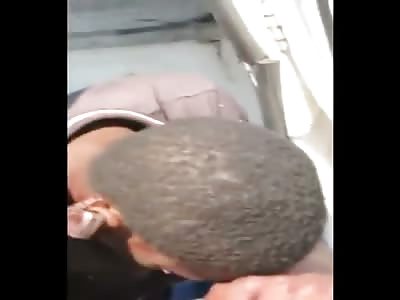 Now THIS is Pain..Man has Knife Lodged in his Shoulder 