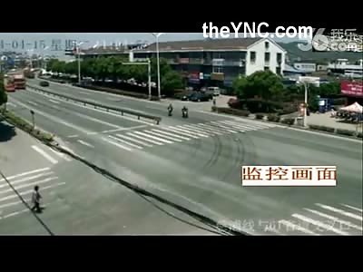 Biker Makes a Poor Fatal Decision