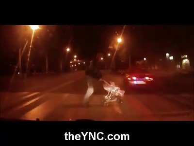 Little Girl Crossing the Road is Fatally Struck by Drunk Driver