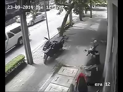 OWW...Watch as Man is Dragged Underneath Truck After Being Struck in Horrible Accident (Watch Slow motion) 