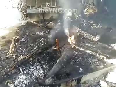 Man Set on Fire and Burns inside a Prison..Aftermath 