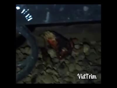 Man Killed by Train is Pulled from the Tracks One Piece at a Time 