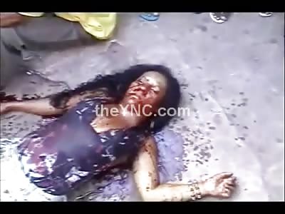 Man Cries Beside his Daughter Who was Killed by her Husband