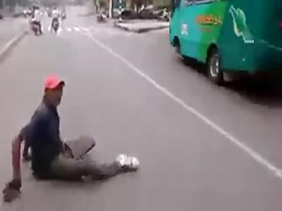 One Legged Beggar is Miraculously Healed by Police Officer