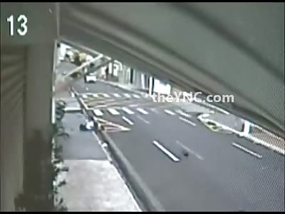 Rider is Struck by Car at the Intersection and Dies Instantly 