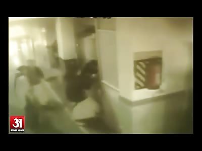 School Kids Work Together to Put out Fire of One of their Fellow Students 