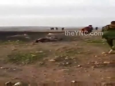 Unlucky Wounded Man Gets Found by the Enemy and Filled with 100's of Bullets