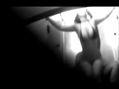 Couple Caught Fucking with a Hidden Camera in a Pool Stall 