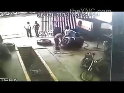 SAFETY FIRST: Horrific Accident at Work sends Mechanic into the Oil Pit 